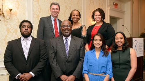 Top L-R: David Stein, Patricia James, and Camille Jackson. Bottom L-R: Unnamed son of William Barber II, Kerry Haynie, Naureen Huda, and Roketa Shanell Sloan